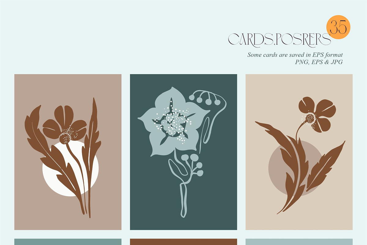 Flowers of the Art Nouveau, a Pattern Graphic by Collection by VY (Photo 13 of 17)