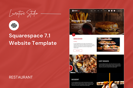 Food Squarespace Website Template