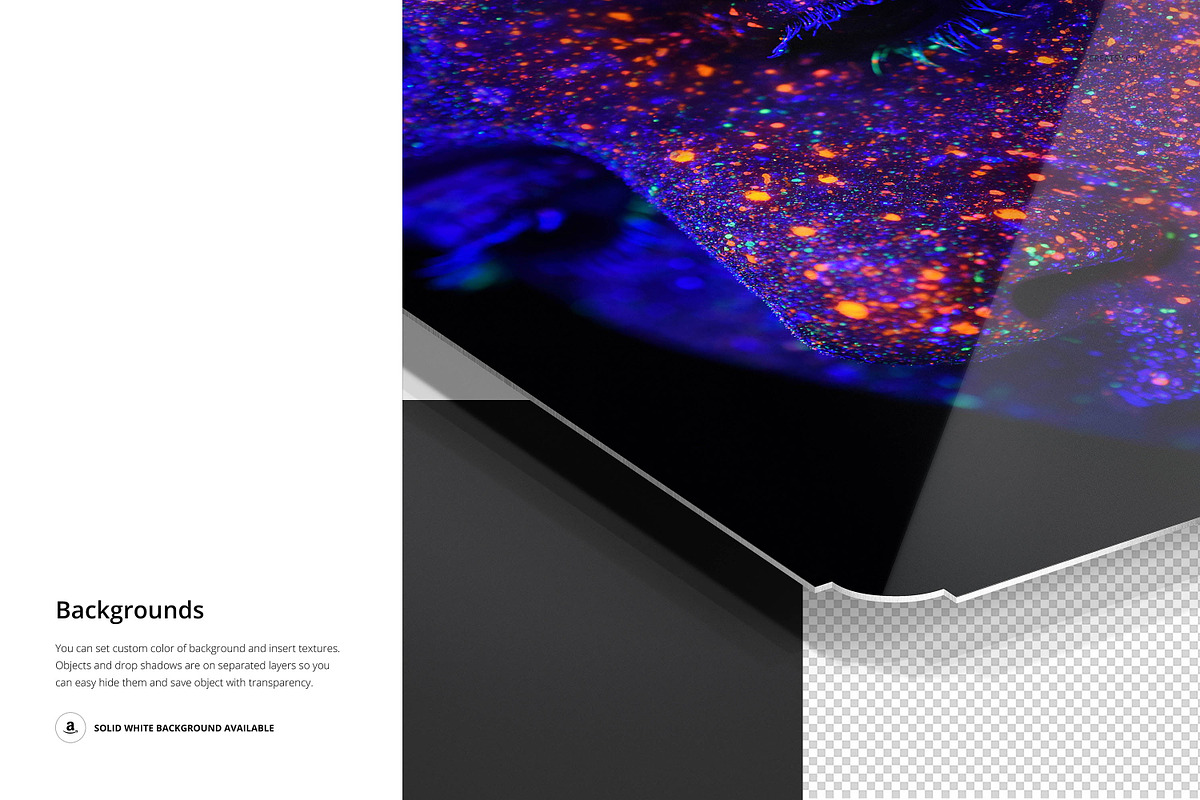 Aluminum Print Closeups Mockup Set, a Product Mockup by creatsy5 (Photo 7 of 9)