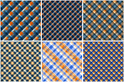 Blue and Orange Plaid Patterns, an Illustration by DreamPrint404 (Thumbnail 2 of 5)