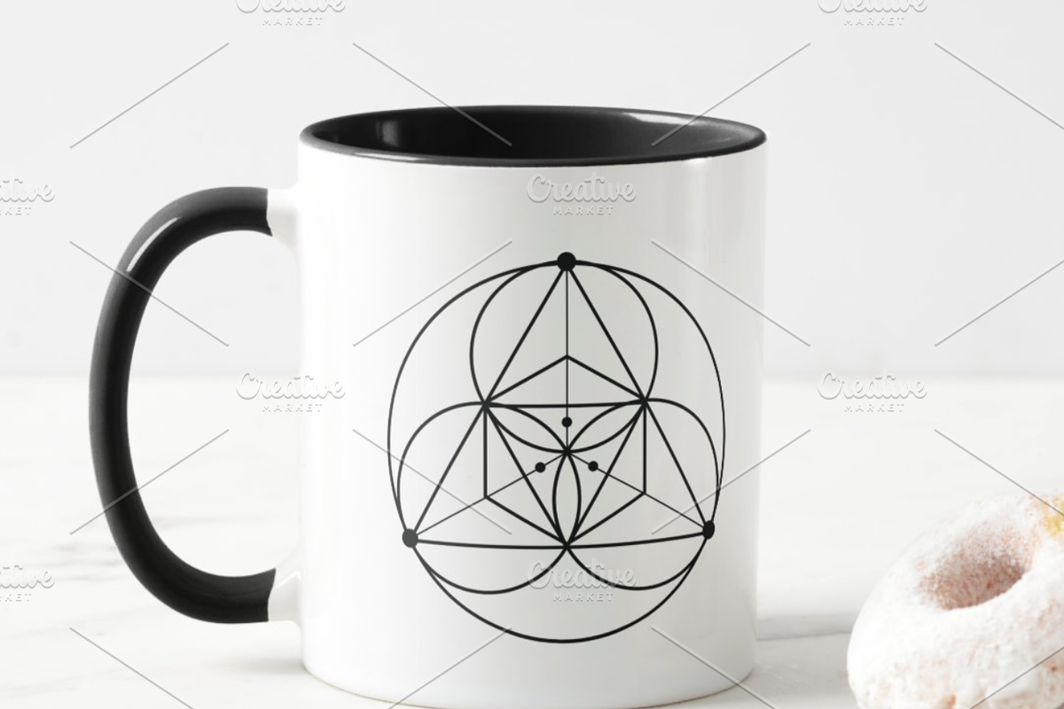 Sacred Geometry Black Set Mandalas, an Object Graphic by GraphicRedStudio (Photo 7 of 8)