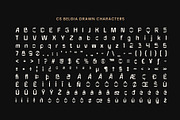 CS Belgia Drawn, a Sans Serif Font by Craft Supply Co. (Thumbnail 8 of 8)