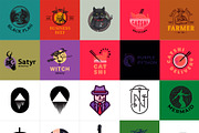 300 Logos & Marks Bundle, a Branding & Logo Template by Last Spark (Thumbnail 3 of 6)