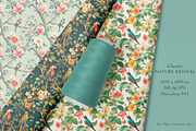 Chinoiseries Toile Seamless Patterns, a Pattern Graphic by Olya Creative (Thumbnail 10 of 25)