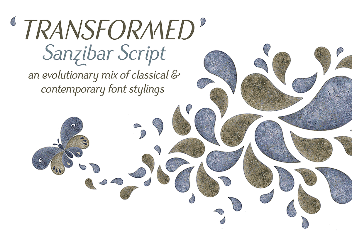 Sanzibar Script preview 6