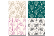 Palm Tree Tropical Seamless Patterns, a Pattern Graphic by wind mill (Thumbnail 3 of 3)