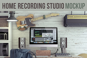 Home Recording Studio Mock-Up #3
