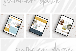 Summer Daze - Wix Website Template