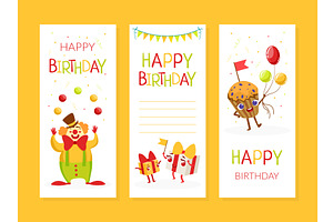 Birthday Party Invitation Vertical, an Illustration by TopVectors