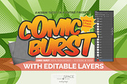 Comic Burst: layered PSD backgrounds, a Templates & Theme by WhiteSpace Design Studio (Thumbnail 1 of 5)