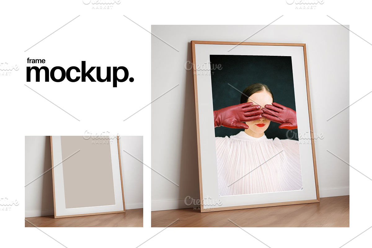 Frame Mockup #132, Wood Portrait, a Print Template by Kzara Visual Concepts