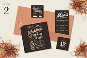 Lettering Wedding Invitation, an Invitation Template by Lyllopop (Thumbnail 4 of 4)