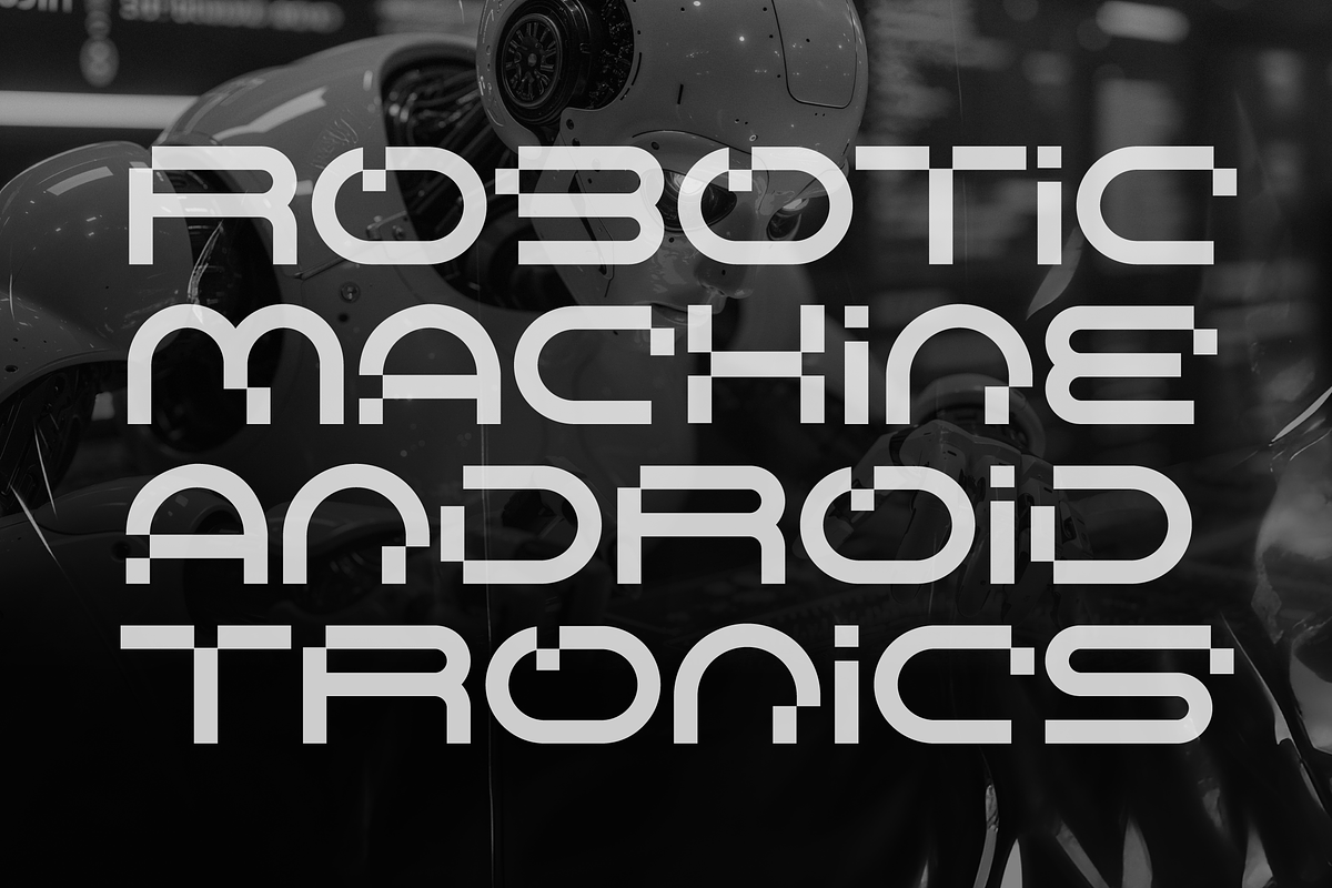 Copixel - Futuristic Font, a Sans Serif Font by limitype (Photo 4 of 11)