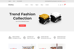 ECommerce HTML Template - Destry