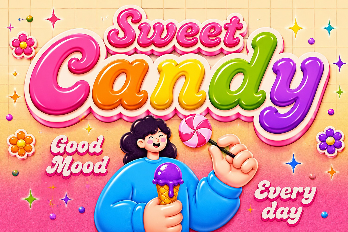 Crumbly Twinkles - Groovy Playful, a Script Font by Black Junst (Photo 5 of 10)