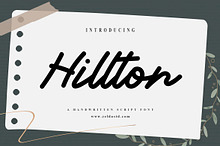 Hillton Script Font