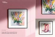 Square Frame Mockup Black Wood PSD, a Household Mockup by momomockps (Thumbnail 2 of 7)