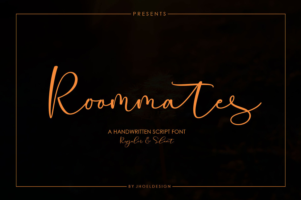 Roommates Script (Reguler & Slant) preview 2