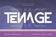 Tenage - Modern Font, a Sans Serif Font by Viswal Studio (Thumbnail 1 of 7)