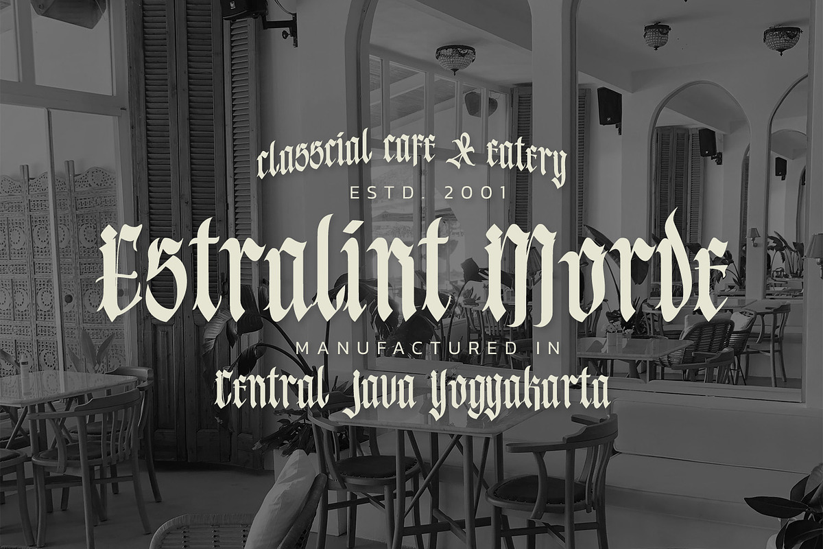Blacktones, a Blackletter Font by Vintage Division (Photo 5 of 10)