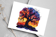 Halloween Stained Glass Clipart, an Illustration by Canvas Craft (Thumbnail 5 of 8)