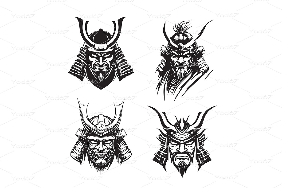 Ancient Japanese Samurai Warrior, a Person Illustration by yod67