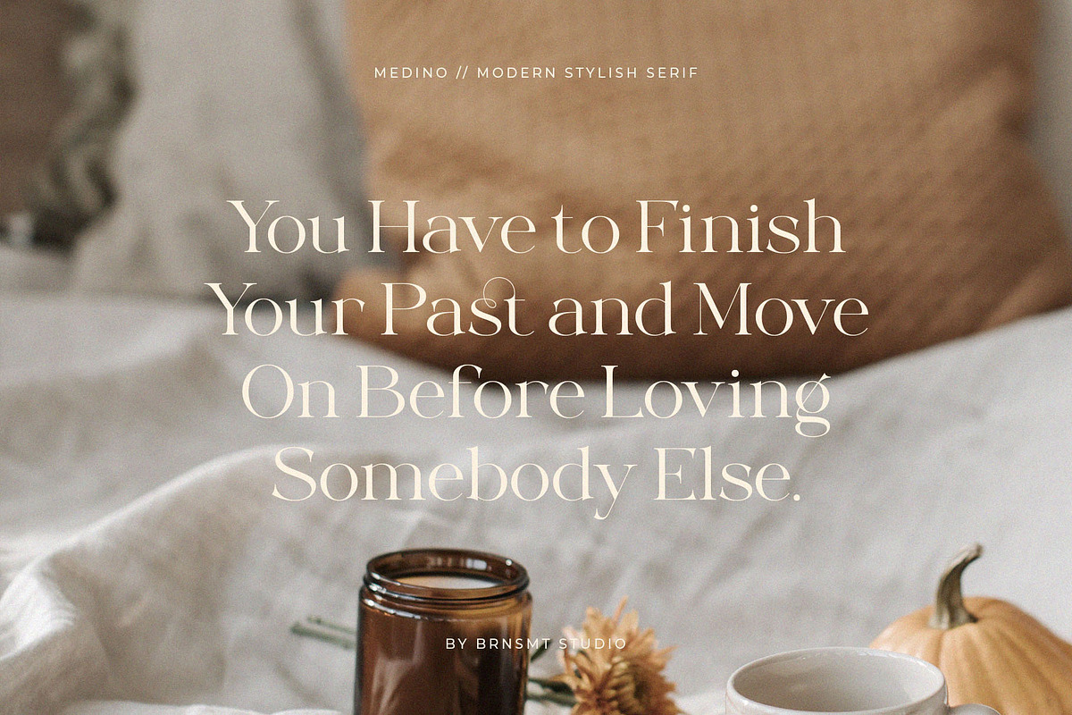 Medino // Modern Stylish Serif, a Serif Font by BrandSemut (Photo 7 of 10)
