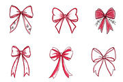 Coquette Valentine Ribbon Bow, an Illustration by CreationArt (Thumbnail 4 of 7)