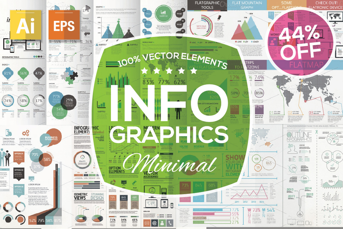 SAVE 15% - Infographic Mega Bundle, a Presentation Template by Infographic Template Shop (Photo 4 of 5)