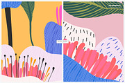 Naive Abstract Flower Market Pattern, a Pattern Graphic by likorbut (Thumbnail 5 of 14)