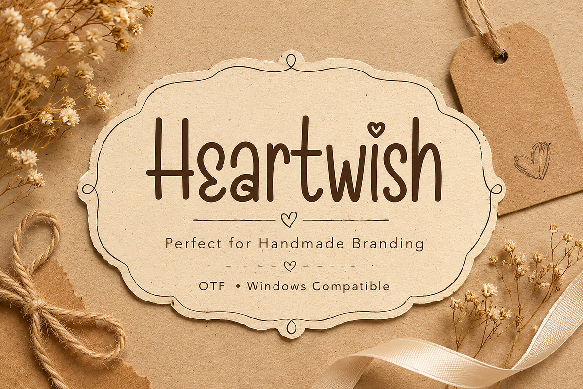 Heartwish, a Handwritten Font by Wow Magic (Photo 3 of 5)