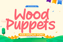 Wood Puppets – Kids Display font
