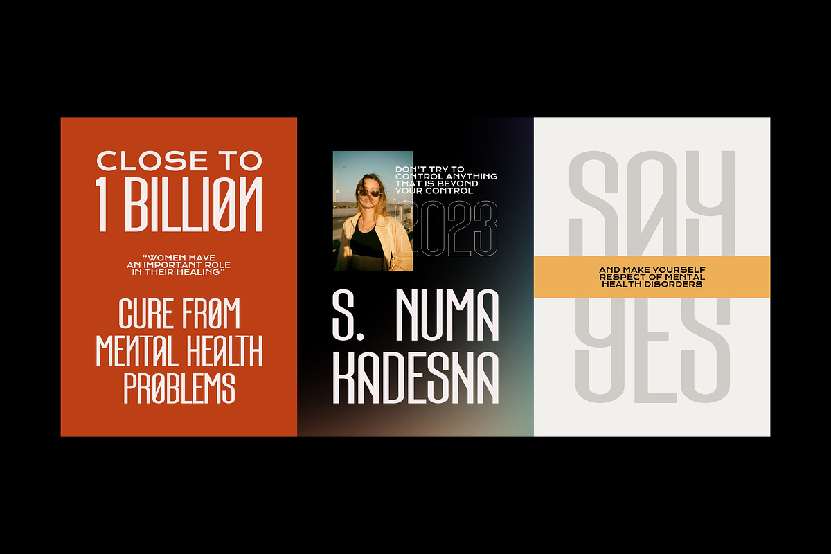 Holansia - Tall Condensed Font, a Sans Serif Font by Imoodev (Photo 2 of 5)