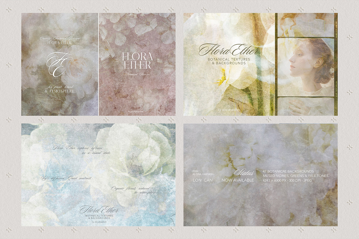 Flora Bundle - Floral Backgrounds, a Background Graphic by alonahaidash (Photo 8 of 24)