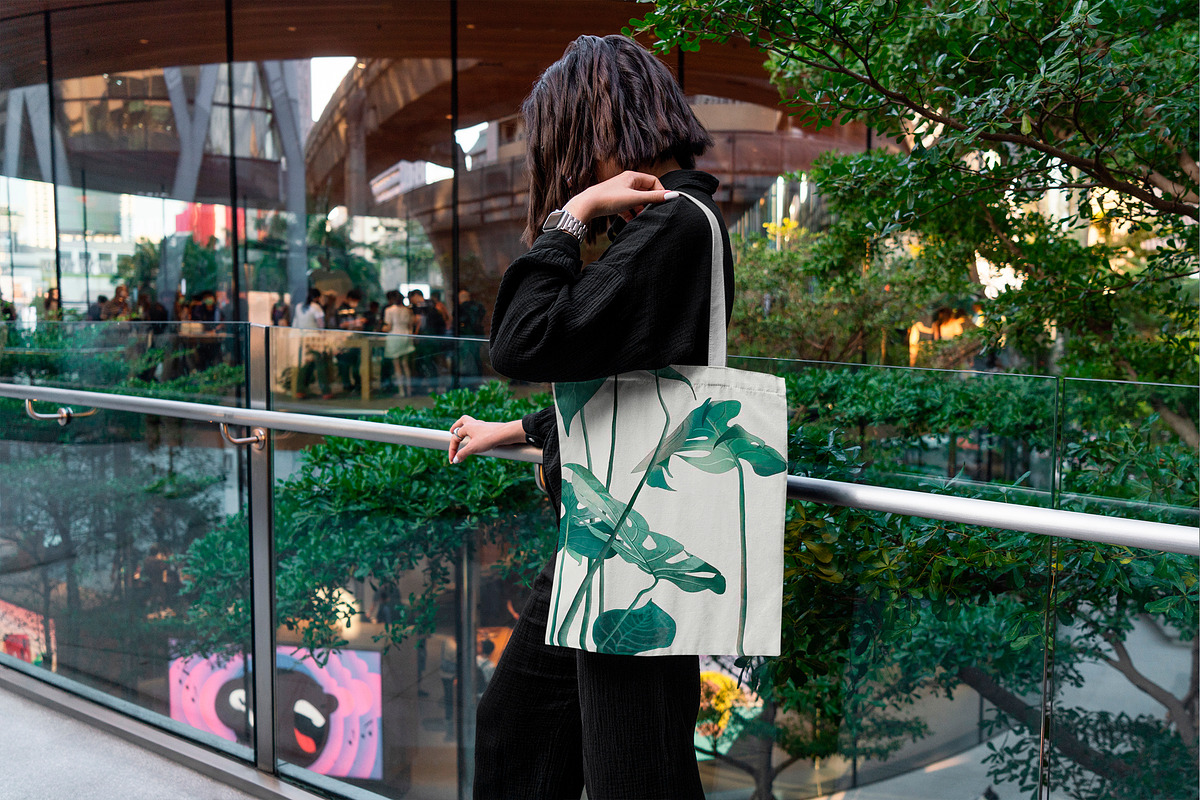 Tote Bag Urban MockUps, a Merchandise Mockup by Dikarte.Store (Photo 9 of 9)
