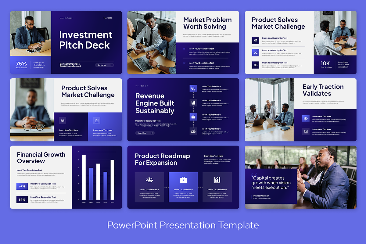 Investment Deck Powerpoint, a Presentation Template by Sixtemp (Photo 2 of 3)