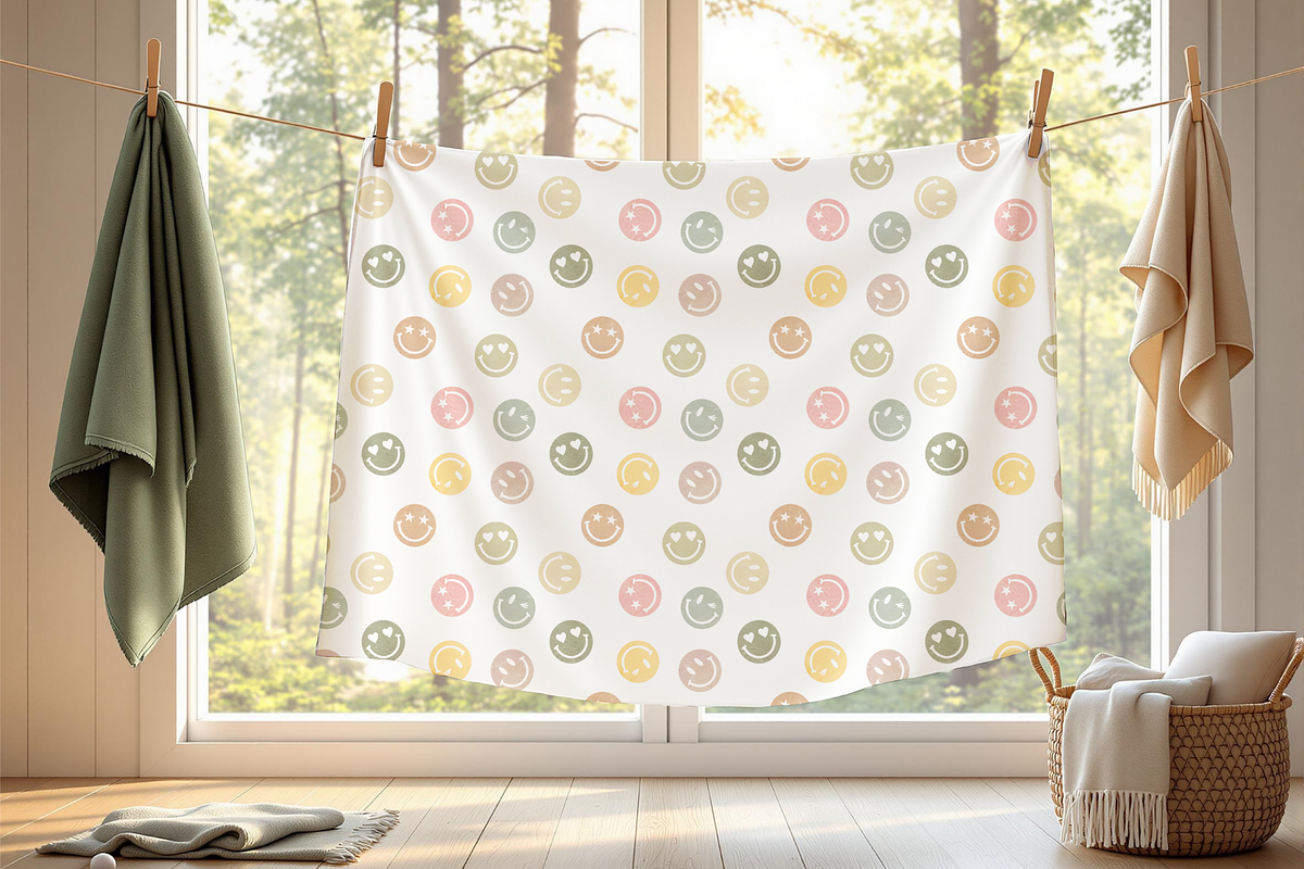 Retro Smiles Seamless Pattern, a Pattern Graphic by OwlAndFern (Photo 16 of 17)