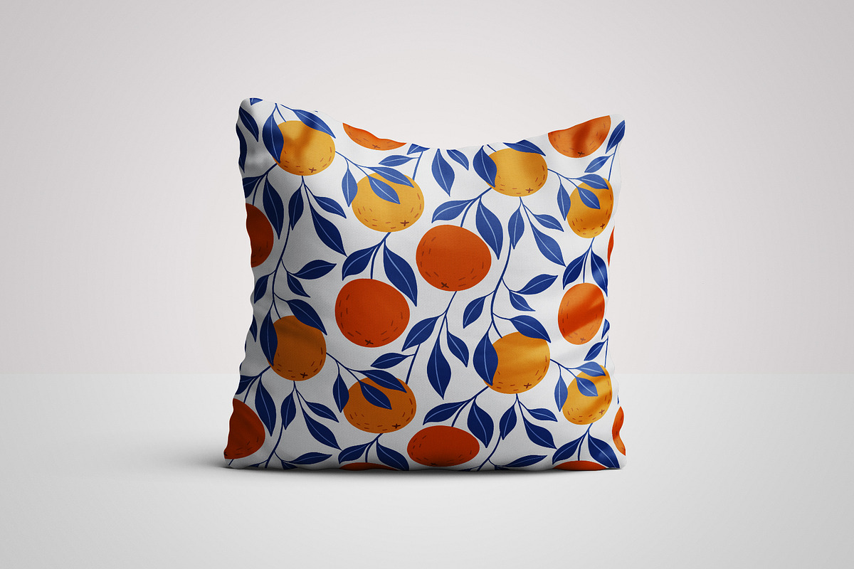 Orange Seamless Pattern, a Pattern Graphic by mejorana (Photo 4 of 4)