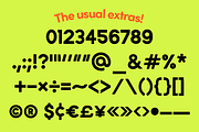 Salad Days! Geometric Sans Serif, a Sans Serif Font by Meg Lewis Fun House (Thumbnail 6 of 9)