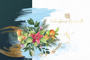 Watercolor Christmas clip art set, an Illustration by WonderWonder (Thumbnail 9 of 21)