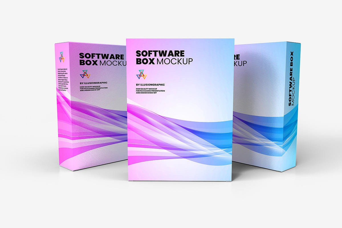 Software Box Mockup - 13 Views, a Packaging Mockup by Illusiongraphic (Photo 14 of 27)
