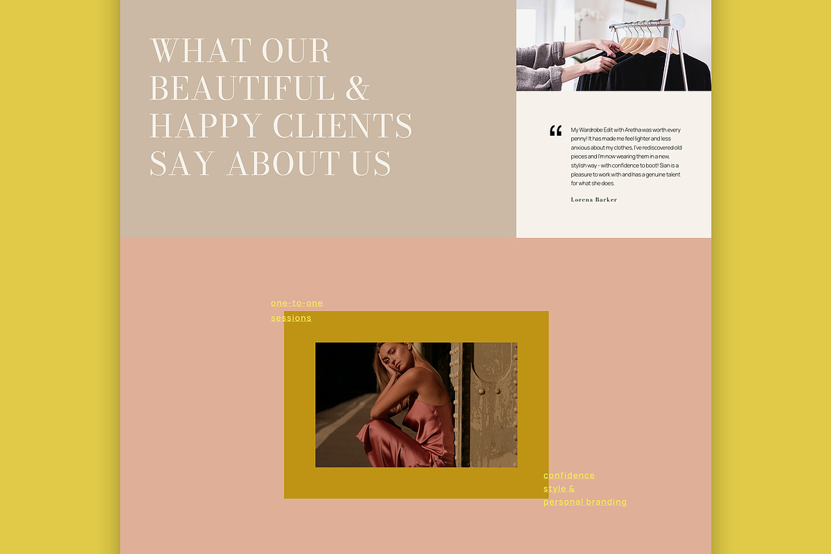 Elementor Template Services Page, a Landing Page Template by Eva Cogollos Studio (Photo 5 of 6)