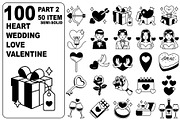 LoveWeddingHeartValentine S-Solid100, a Solid Icon by MRPOR (Thumbnail 1 of 4)