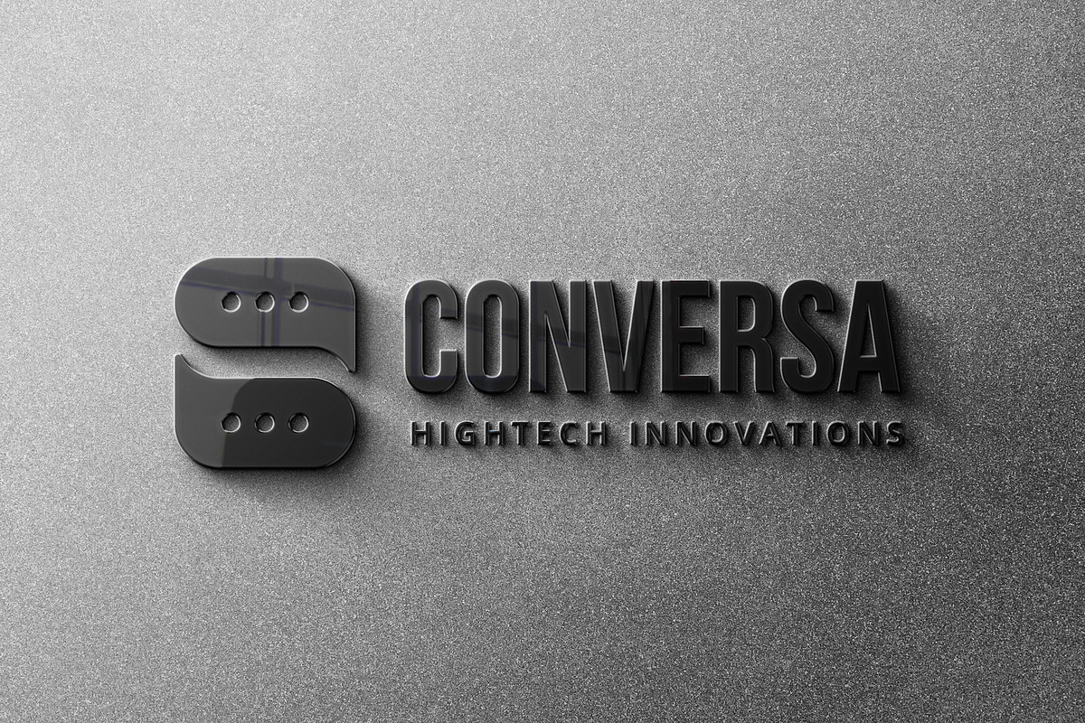 Conversa Chat Support Helpdesk Logo, a Branding & Logo Template by Tovarkovdesign (Photo 3 of 6)