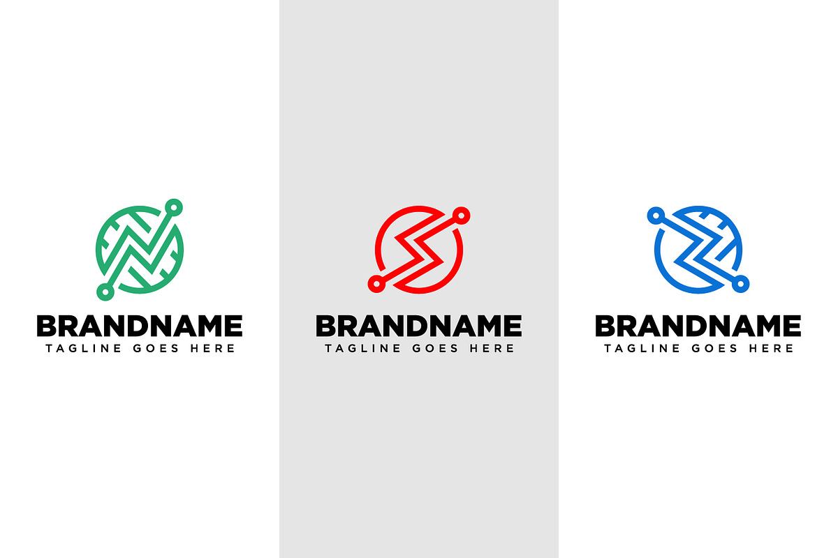 Letter S N Z Circle Globe Sun Logo, a Branding & Logo Template by Pray Art Design Studio