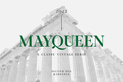 SS Mayqueen - Classy Vintage Serif, a Serif Font by Typocracy Studio (Thumbnail 1 of 10)