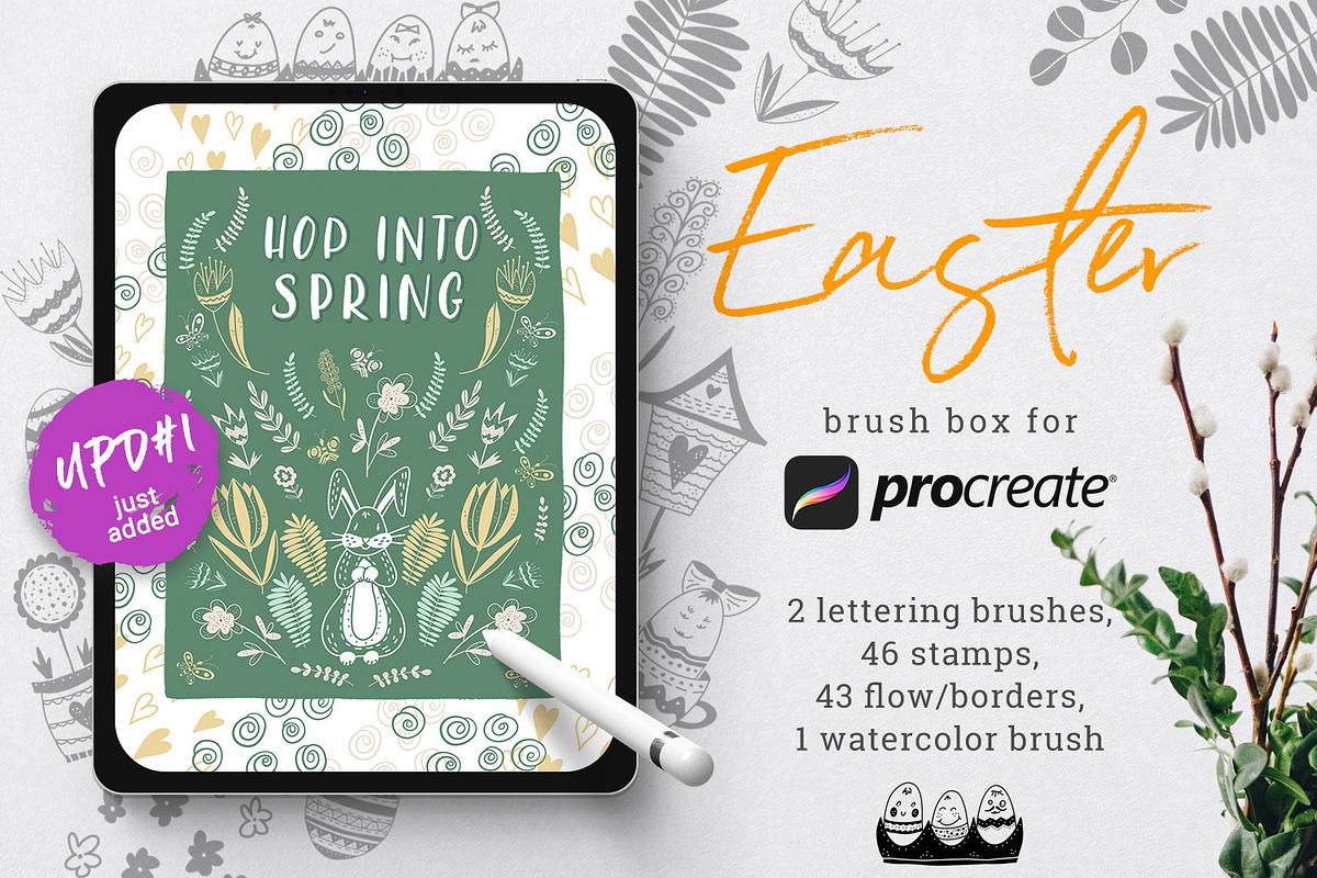 All for Procreate - brush bundle, a Brush Add-On by Gray Cat Graphics (Photo 10 of 34)
