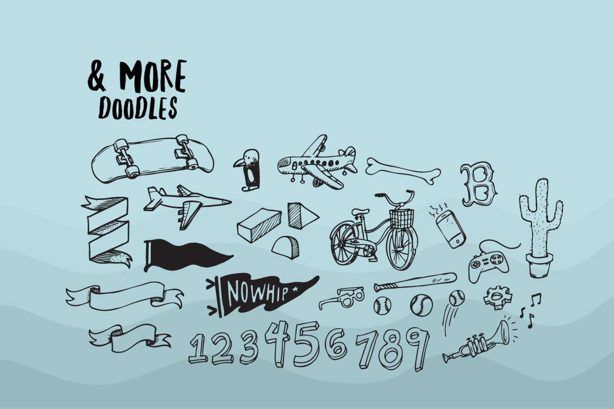 Doodle Pack Volume 2, a Graphic by Outback Design Co. (Photo 5 of 5)