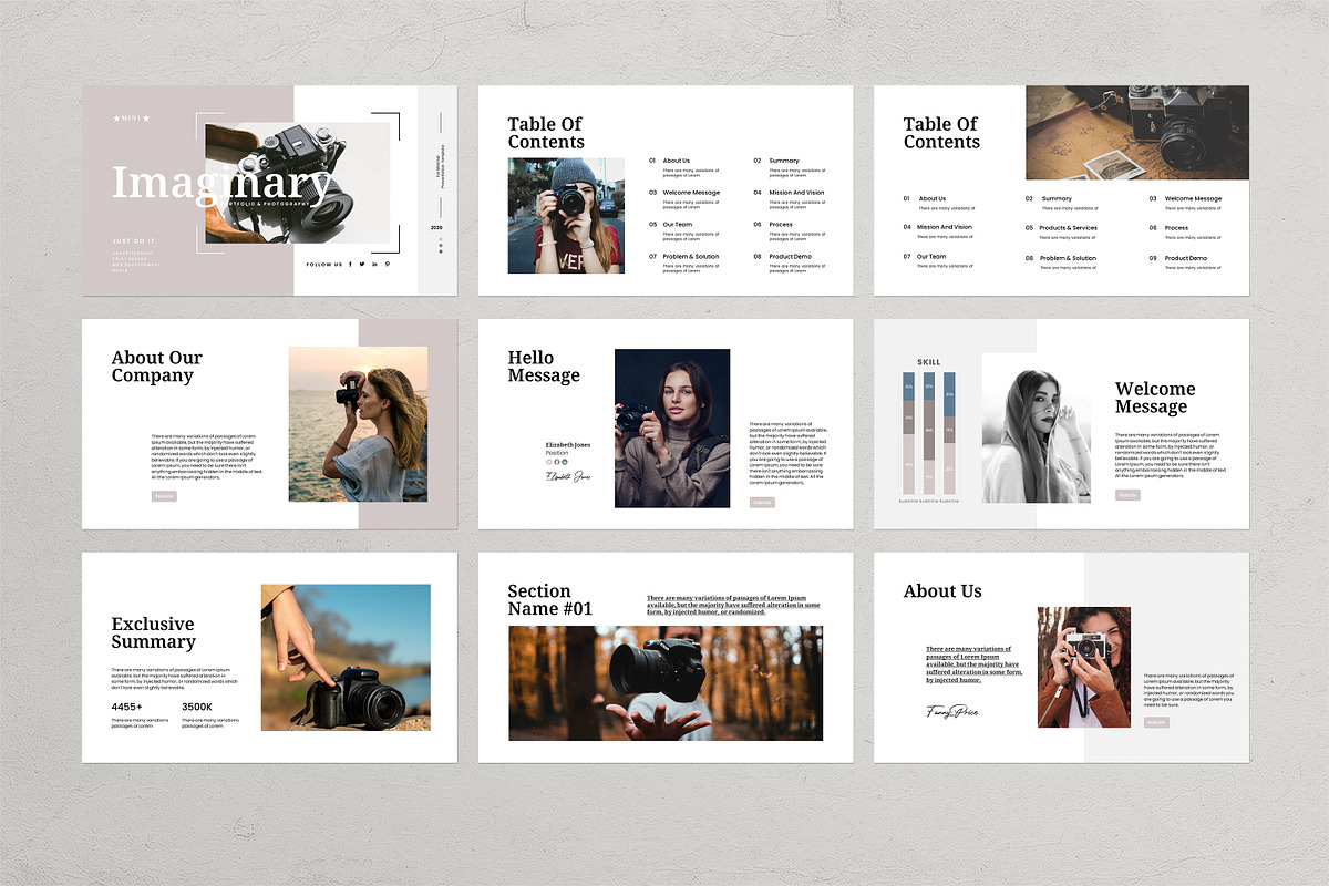 Imaginary Presentation Template, a Presentation Template by evgenystudio