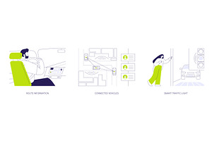Towing service abstract concept, a Transportation Illustration by Visual Generation